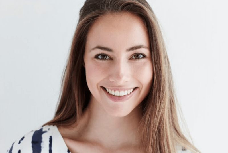 Young woman smiling